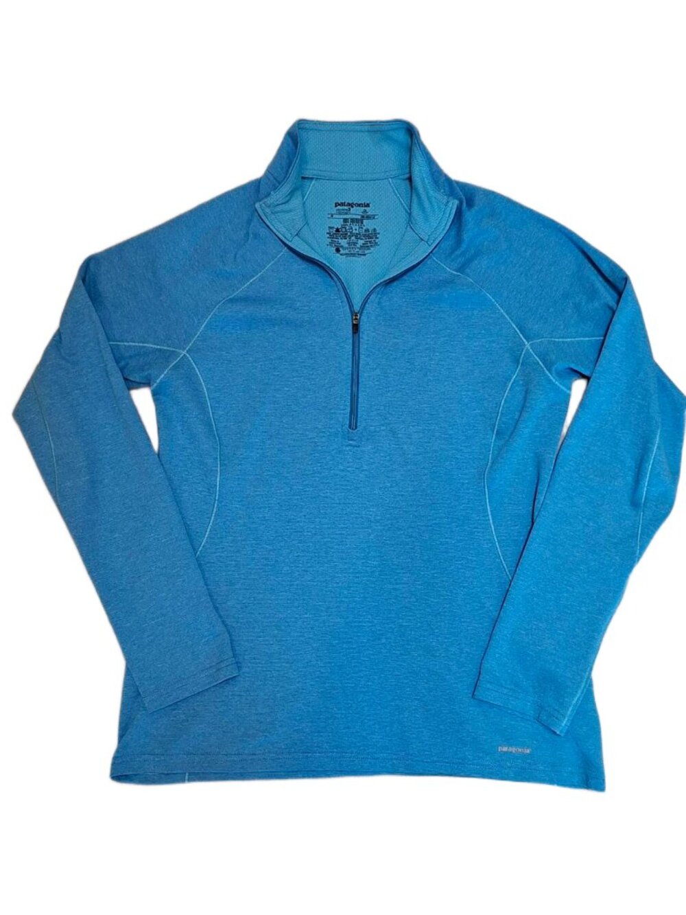 Patagonia Capilene 3 Polartec Midweight Quarter‑Zip Blue Pullover Size M